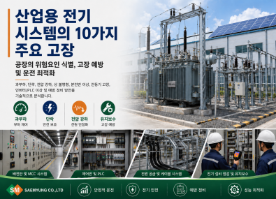 산업용 전기 시스템에서 자주 발생하는 문제와 예방 방법