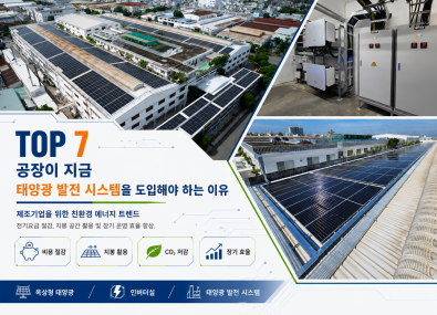 공장이 지금 바로 태양광 발전 시스템을 설치해야 하는 7가지 이유